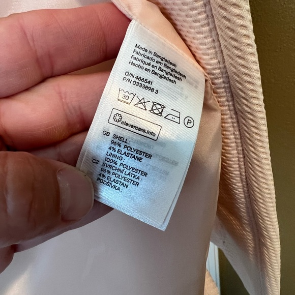 NWT H&M Peach Long Jacket Blazer - Picture 6 of 6